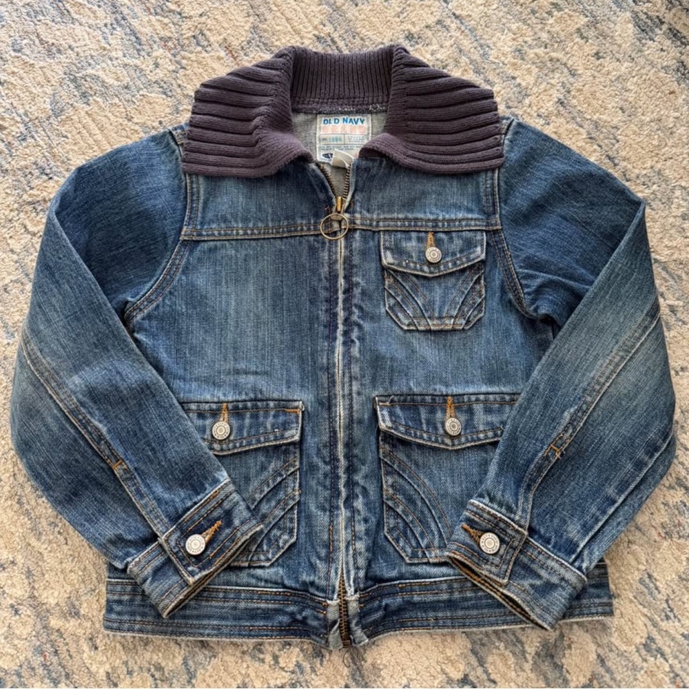 Vintage girls old navy denim jacket size S